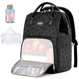 Lekebaby School Bag College Laptop Backpack with Lunch Compartment for Men and Women