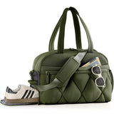 Lekebaby 25L Travel & Gym Duffel Bag with Shoe Compartment, Green
