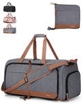 Lekebaby 80L Travel Duffel Bag Gray