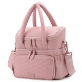 Lekebaby 9.8L Double-Deck Insulated Lunch Bag Pink