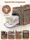 Lekebaby 80L Travel Duffel Bag Leopard Print