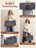 Lekebaby 80L Travel Duffel Bag Polka Dots
