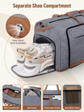 Lekebaby 80L Travel Duffel Bag Gray