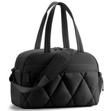 Lekebaby 39L Travel & Gym Duffel Bag with Shoe Compartment, Black