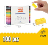 Lekesky Classic Building Bricks, Building Blocks STEM Creative Building Toys Compatible with All Major Brands, Yellow