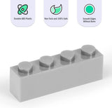 Lekesky Classic Building Bricks, Building Blocks STEM Creative Building Toys Compatible with All Major Brands, Grey