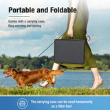 Lekebaby 2-in-1 Double Pet Carrier for Cats & Small Dogs, Black