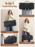 Lekebaby 80L Travel Duffel Bag Black