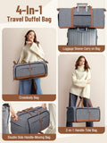 Lekebaby 80L Travel Duffel Bag Gray