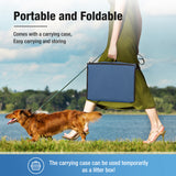 Lekebaby 2-in-1 Double Pet Carrier for Cats & Small Dogs, Blue