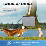 Lekebaby 2-in-1 Double Pet Carrier for Cats & Small Dogs, Gray