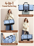 Lekebaby 80L Travel Duffel Bag Blue
