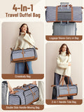 Lekebaby 60L Travel Duffel Bag Striped