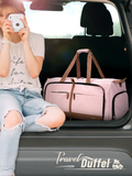 Lekebaby 80L Travel Duffel Bag Pink