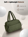 Lekebaby 39L Travel & Gym Duffel Bag with Shoe Compartment, Green