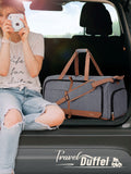Lekebaby 80L Travel Duffel Bag Gray