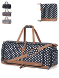 Lekebaby 80L Travel Duffel Bag Polka Dots