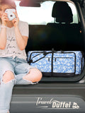 Lekebaby 80L Travel Duffel Bag Blue