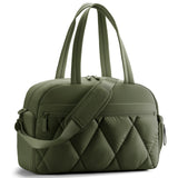 Lekebaby 39L Travel & Gym Duffel Bag with Shoe Compartment, Green