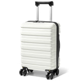 Lekebaby 16 Inch Hard Shell Spinner Suitcase, White