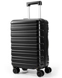 Lekebaby 16 Inch Hard Shell Spinner Suitcase, Black
