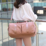 Lekebobor travelling bag dry wet separation storage bag one shoulder bag portable bag short distance travel bag with trolley case