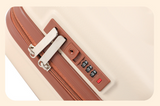 Lekebobor suitcase 14 " Small Hard Shell Cosmetic Case Travel Hand Luggage Portable Carrying Makeup Case Suitcase