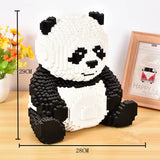 7822Pcs Miniature Particle Building Blocks Large Cartoon Panda DIY Building Block Decoration Children's Puzzle Gift
