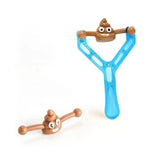 Poo Poop Slingshot Toy Fun Smiling Poop Emoji Toy