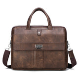 Sydioor Leather Briefcase for Men, Business Travel