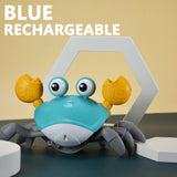 Induction Escape Crab Rechargeable Electric Pet Musical Toys Children'S Toys Birthday Gifts Educational Toys Learn To Climb Toys