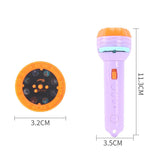 Flashlight Projector Torch Lamp Toy Baby Sleeping Story Book Early Education Toy for Kid Holiday Birthday Xmas Gift Light Up Toy