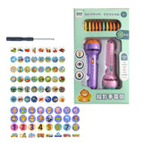 Flashlight Projector Torch Lamp Toy Baby Sleeping Story Book Early Education Toy for Kid Holiday Birthday Xmas Gift Light Up Toy