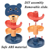 Kids Shooting Track Spinning Baby Stacking Fun Slide Tower Rolling Ball Small Ball Rolling Beads Education Toys Gift