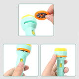 Flashlight Projector Torch Lamp Toy Baby Sleeping Story Book Early Education Toy for Kid Holiday Birthday Xmas Gift Light Up Toy