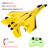 MIG 320/530 2.4G RC Airplane Toy Remote Control Glider Remote Control Fighter Hobby RC Plane Glider Aircraft Foam Toys for Boys Kids Gift