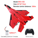MIG 320/530 2.4G RC Airplane Toy Remote Control Glider Remote Control Fighter Hobby RC Plane Glider Aircraft Foam Toys for Boys Kids Gift