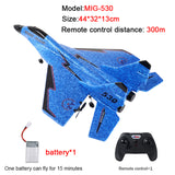 MIG 320/530 2.4G RC Airplane Toy Remote Control Glider Remote Control Fighter Hobby RC Plane Glider Aircraft Foam Toys for Boys Kids Gift