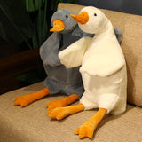 50-130cm Giant Duck Plush Toys Fluffy Sleep Pillow Cute Animal Stuffed Swan Goose Soft Dolls Floor Mat Kids Girls Birthday Gift
