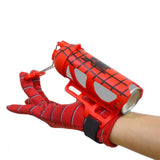 Spider Glove Toys Cartoon  Wrist Launcher Set with Silk Jar Toy Shooter Props Toy for Boys Birthday Gift