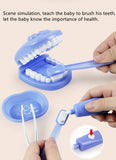 9 Piece Set Child Cosplay Oral Dentistry Little Doctor Nurse Toy Dentist Set Play House Game Medical Toy Cognition Plastic Model