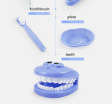 9 Piece Set Child Cosplay Oral Dentistry Little Doctor Nurse Toy Dentist Set Play House Game Medical Toy Cognition Plastic Model