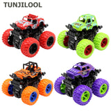 Mini Inertia Car Four-wheel Drive Off-road Vehicle 1:36 Children Simulation Model Car Crashworthiness and Shatter-Proof Model