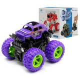 Mini Inertia Car Four-wheel Drive Off-road Vehicle 1:36 Children Simulation Model Car Crashworthiness and Shatter-Proof Model