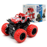 Mini Inertia Car Four-wheel Drive Off-road Vehicle 1:36 Children Simulation Model Car Crashworthiness and Shatter-Proof Model