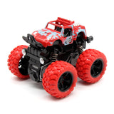 Mini Inertia Car Four-wheel Drive Off-road Vehicle 1:36 Children Simulation Model Car Crashworthiness and Shatter-Proof Model