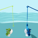 Children's Electric Music Rotating Magnetic Fishing Toys Baby Board Game Outdoor Sports Educational Toy Gift